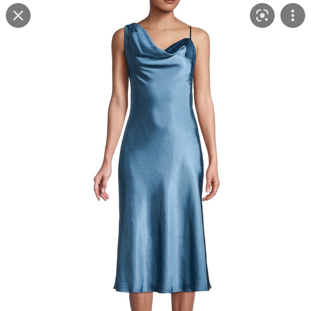 Fame and Partners Carmen Satin Dress (Size 2 NWT)